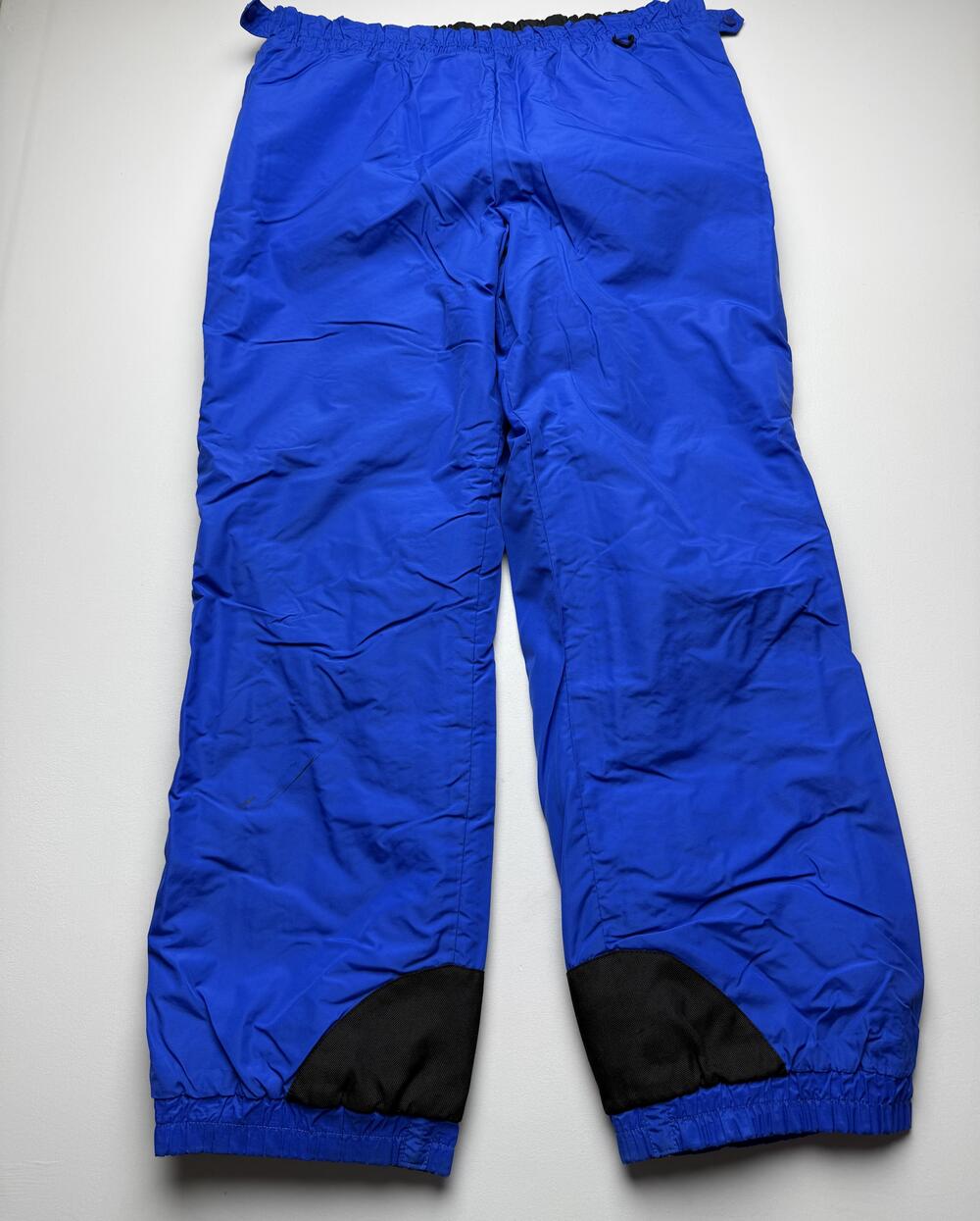 Columbia Snow Pants Mens Large Blue Insulated Lined Elastic Waist Ski Winter